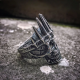 LINLINCHIC Mens Classical Nobility King Crown Skull 316L Stainless Steel Biker Rings